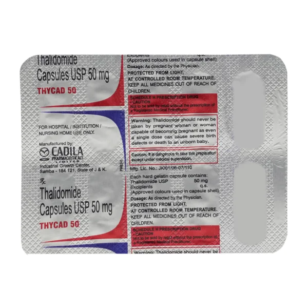 Thycad 50 Capsule 10's, Pack of 10 CAPSULES