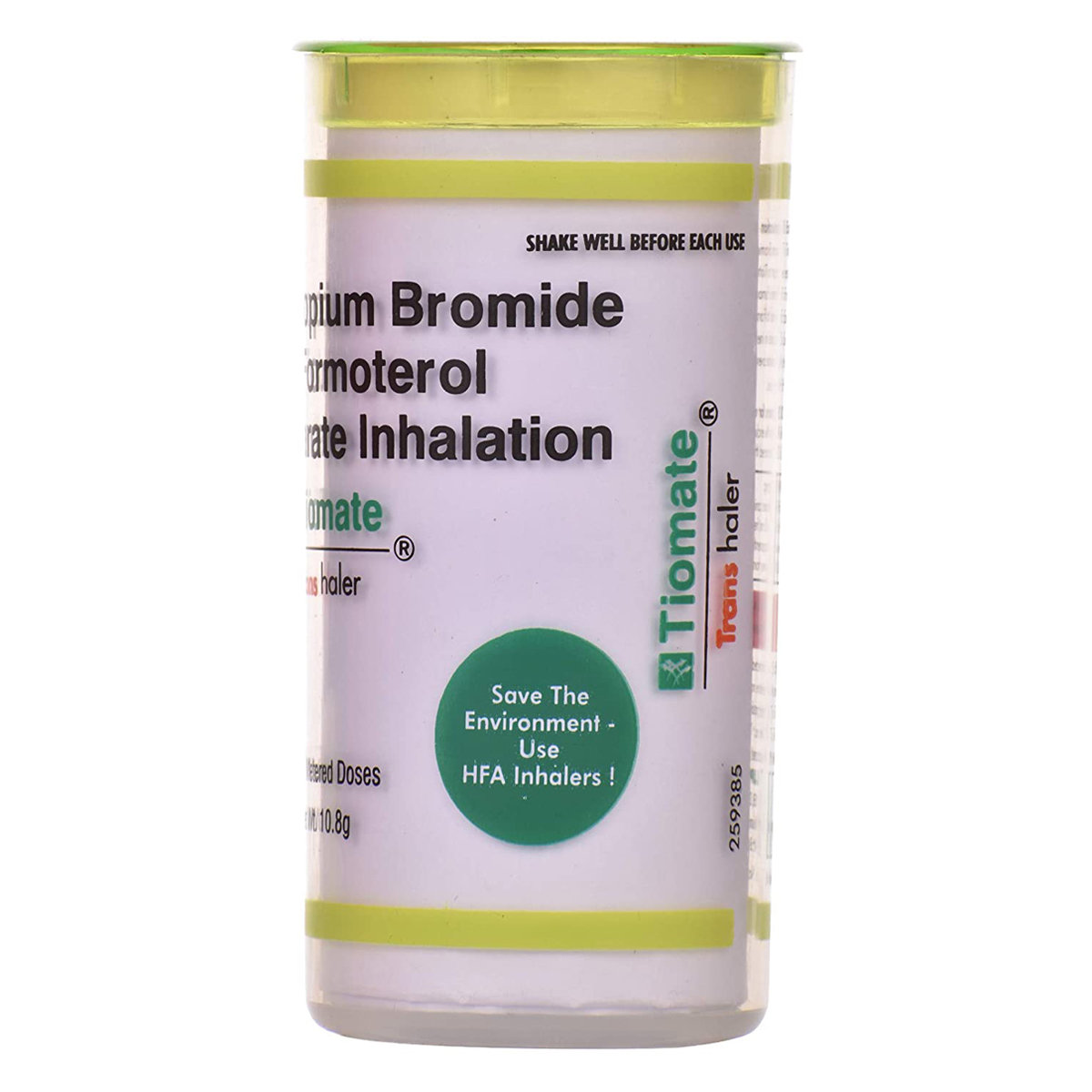 Tiomate Transhaler 180 mdi, Pack of 1 Inhaler Tiomate Transhaler 180 mdi, Pack of 1 Inhaler