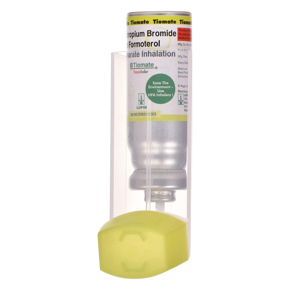 Tiomate Transhaler 180 mdi, Pack of 1 Inhaler Tiomate Transhaler 180 mdi, Pack of 1 Inhaler