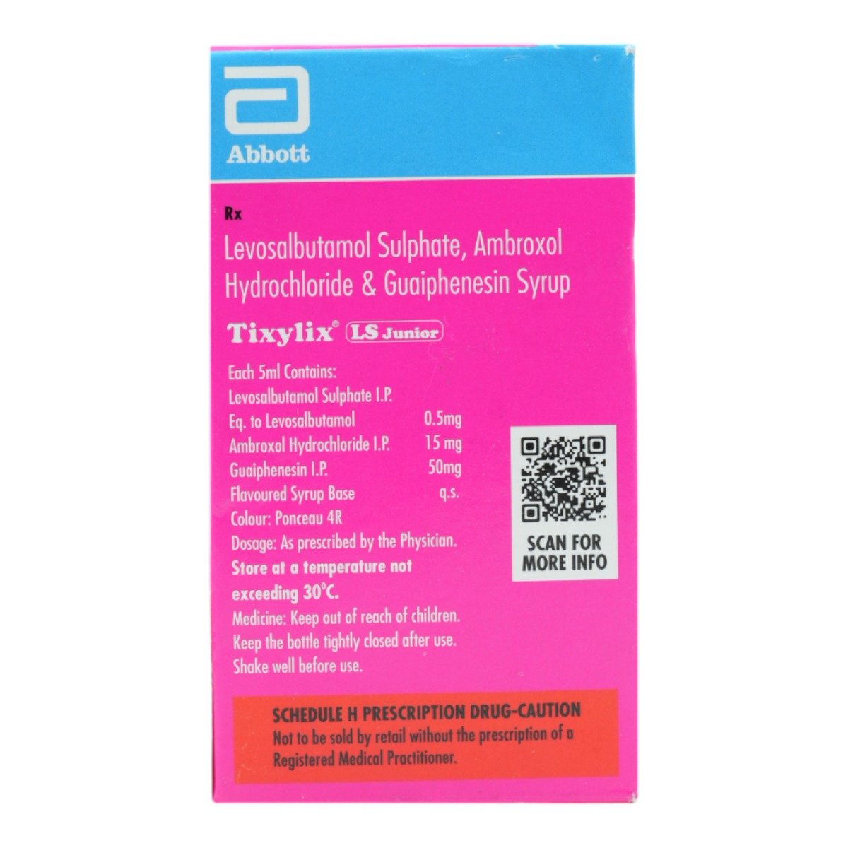 Tixylix LS Junior Cherry Syrup 60 ml, Pack of 1 SYRUP Tixylix LS Junior Cherry Syrup 60 ml, Pack of 1 SYRUP