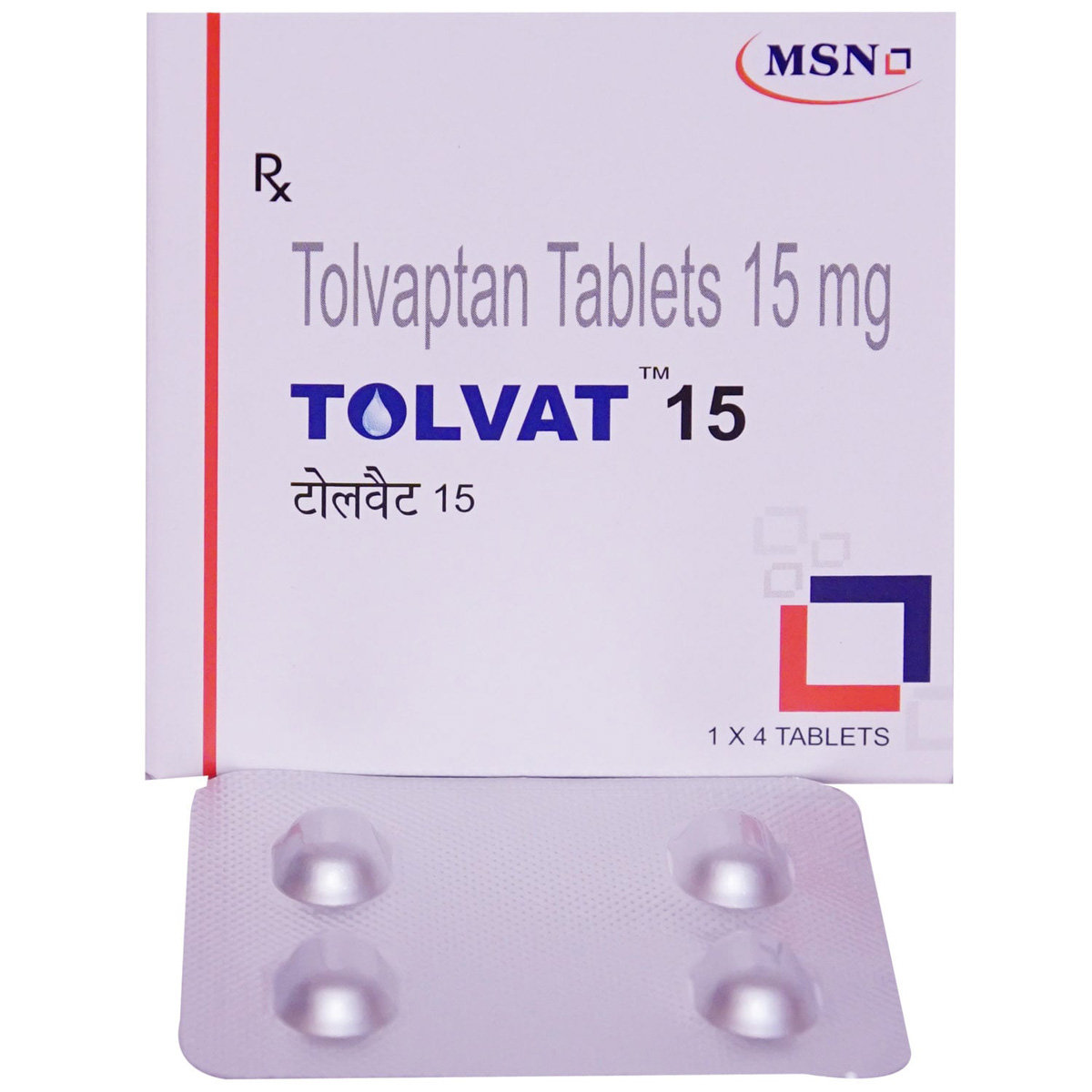 Tolvat 15 Tablet 4's, Pack of 4 TABLETS Tolvat 15 Tablet 4's, Pack of 4 TABLETS