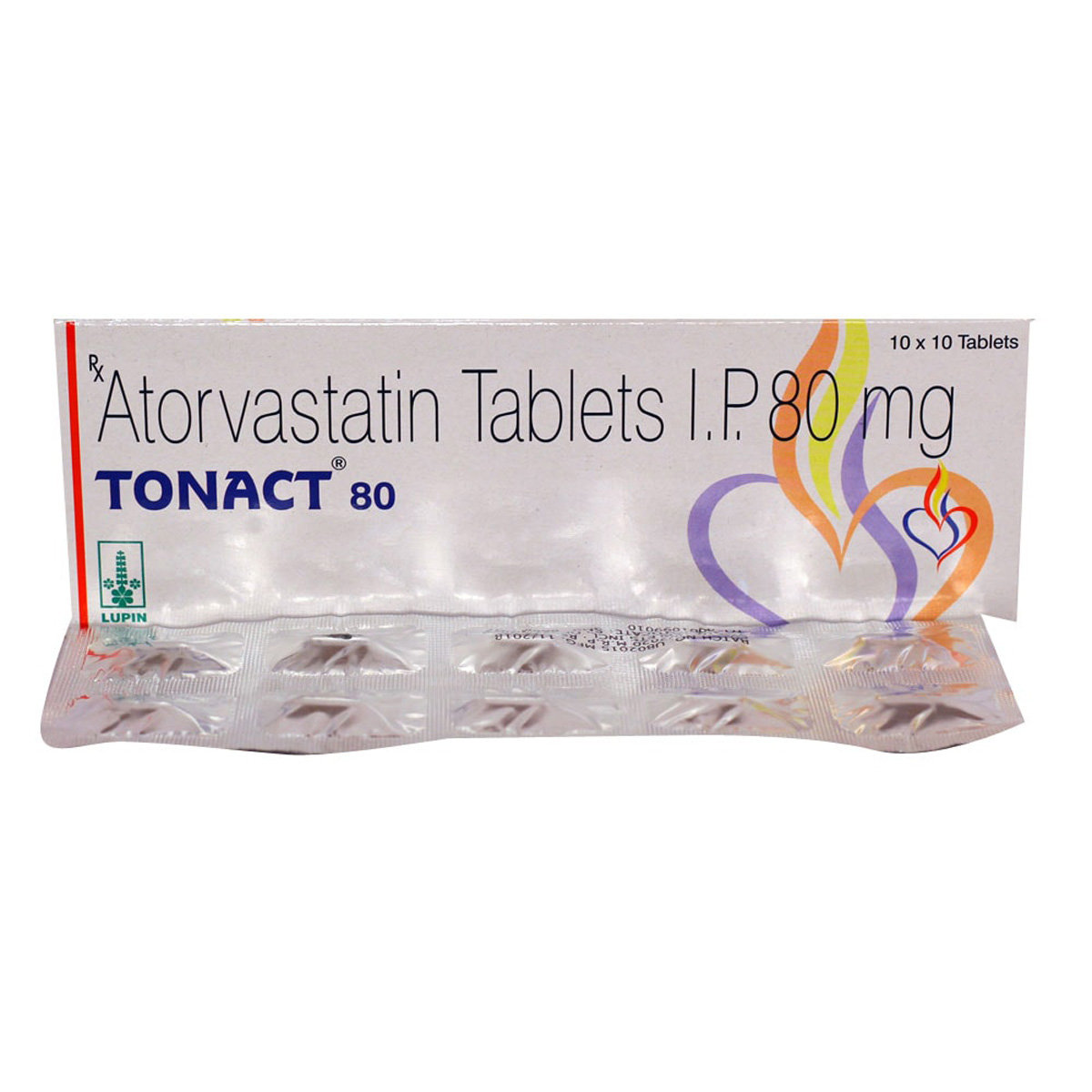 Tonact 80 Tablet 10's, Pack of 10 TABLETS Tonact 80 Tablet 10's, Pack of 10 TABLETS