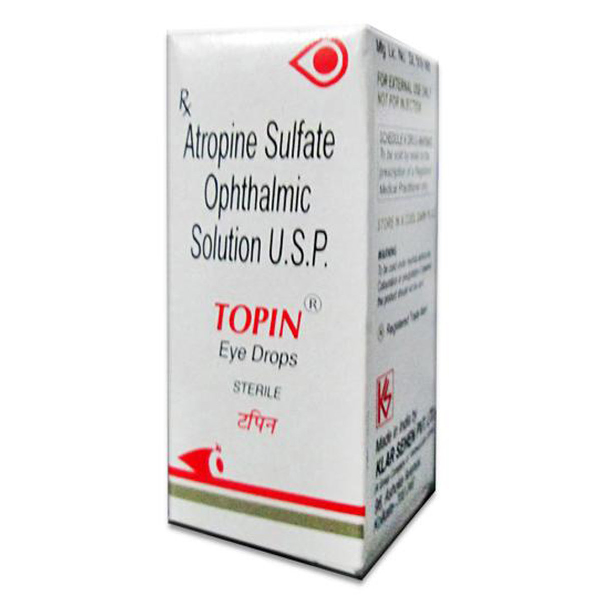 Topin 1% Eye Drops 10 ml, Pack of 1 EYE DROPS Topin 1% Eye Drops 10 ml, Pack of 1 EYE DROPS