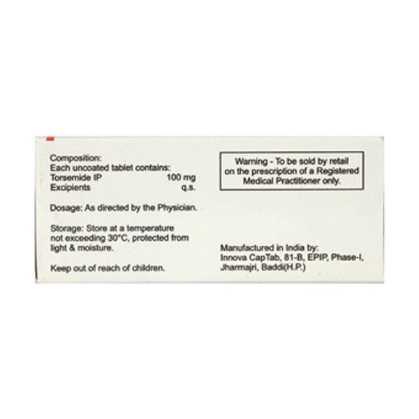 Torvigress 100 Tablet 10's, Pack of 10 TABLETS Torvigress 100 Tablet 10's, Pack of 10 TABLETS