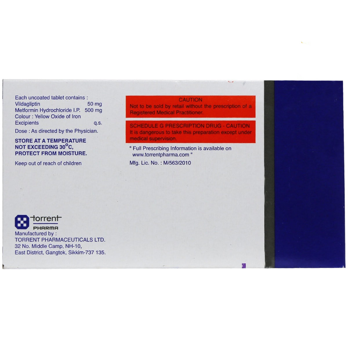 Torglip M 50/500 Tablet 10's, Pack of 10 TABLETS Torglip M 50/500 Tablet 10's, Pack of 10 TABLETS