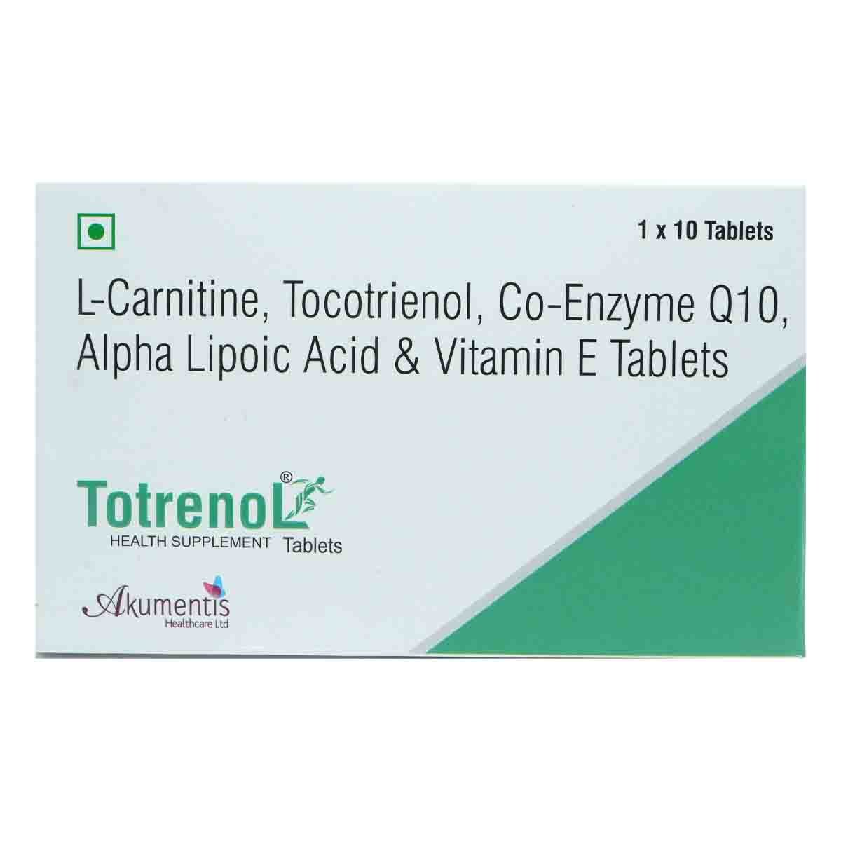 Totrenol Tablet 10's, Pack of 10 TabletS Totrenol Tablet 10's, Pack of 10 TabletS