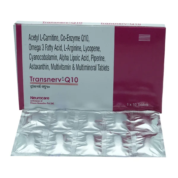 Transnerv-Q10 Tablet 10's, Pack of 10