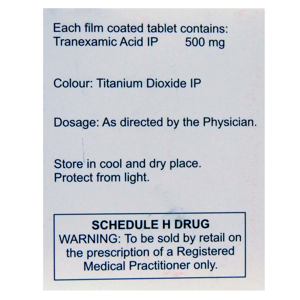 Trenaxa 500 Tablet 6's, Pack of 6 TABLETS Trenaxa 500 Tablet 6's, Pack of 6 TABLETS