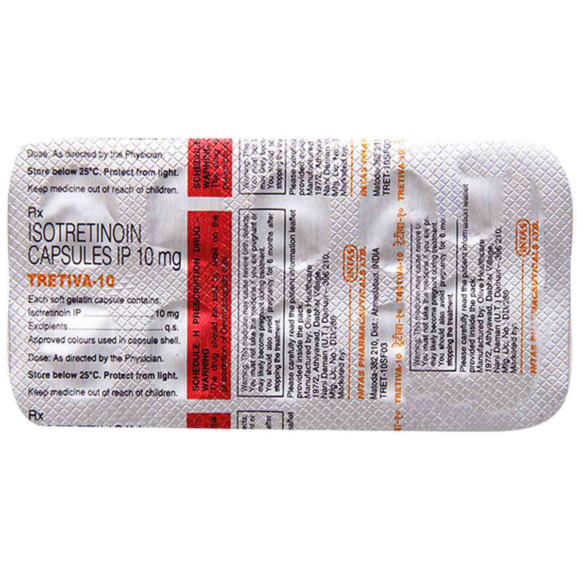 Tretiva 10 Capsule 10's, Pack of 10 CAPSULES Tretiva 10 Capsule 10's, Pack of 10 CAPSULES