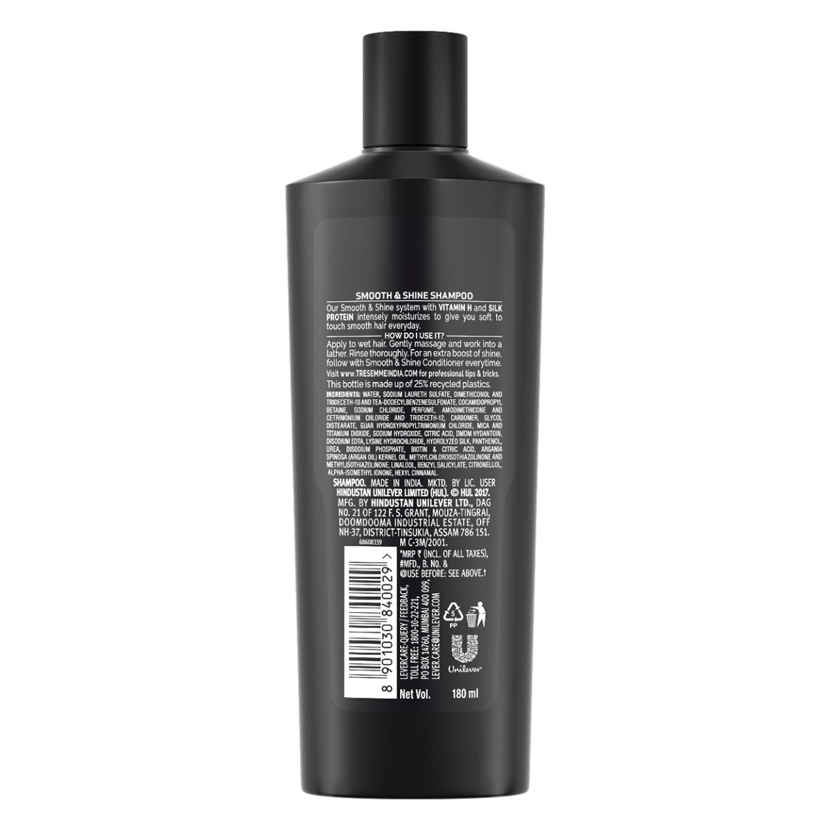 Tresemme Smooth & Shine Shampoo, 180 ml, Pack of 1 Tresemme Smooth & Shine Shampoo, 180 ml, Pack of 1