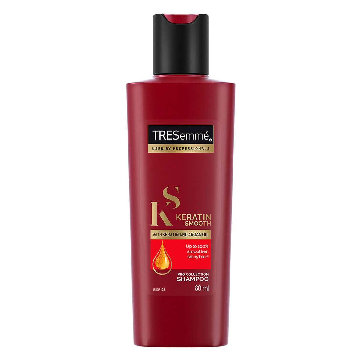 Tresemme Keratin Smooth Shampoo With Argan Oil, 80 ml, Pack of 1 Tresemme Keratin Smooth Shampoo With Argan Oil, 80 ml, Pack of 1
