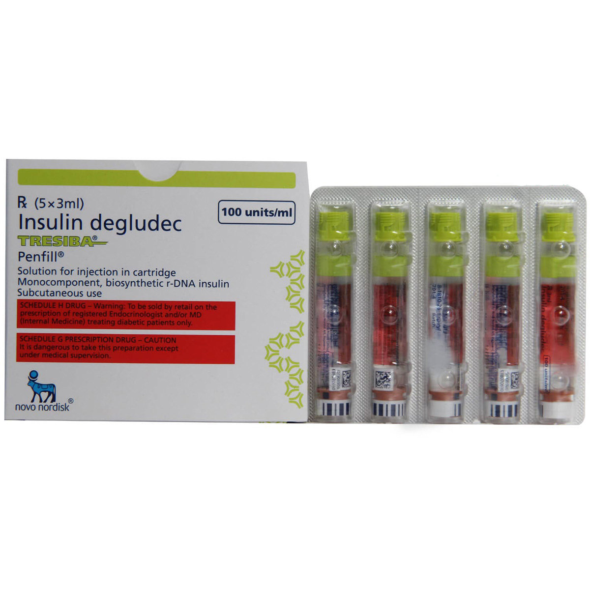 Tresiba 100U/ml Flextouch 3 ml, Pack of 1 Injection Tresiba 100U/ml Flextouch 3 ml, Pack of 1 Injection