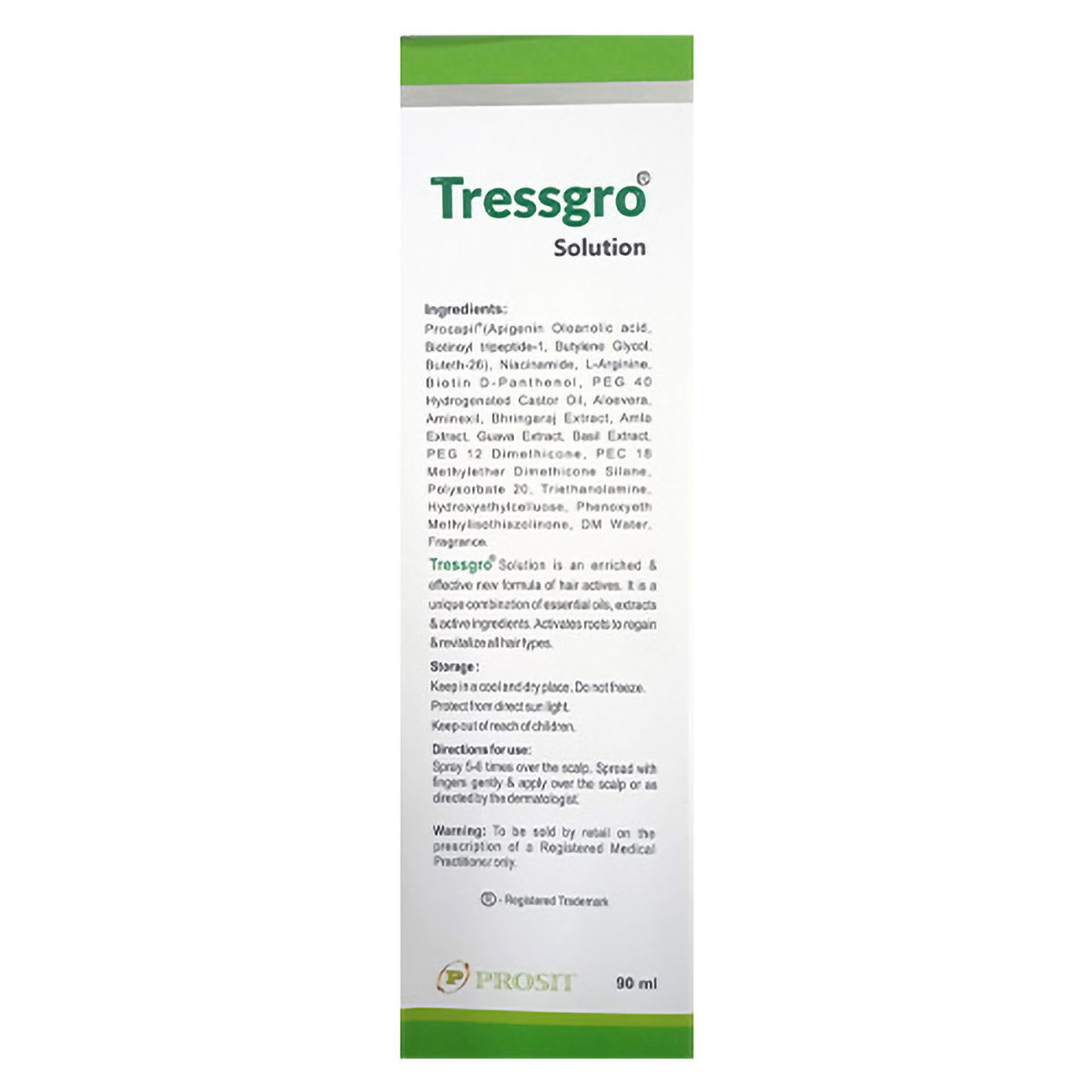 Tressgro Hair Serum 90 ml, Pack of 1 Tressgro Hair Serum 90 ml, Pack of 1