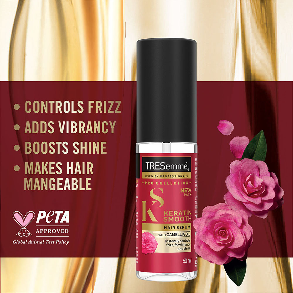 TRESemme Keratin Smooth Hair Serum, 60 ml, Pack of 1 TRESemme Keratin Smooth Hair Serum, 60 ml, Pack of 1