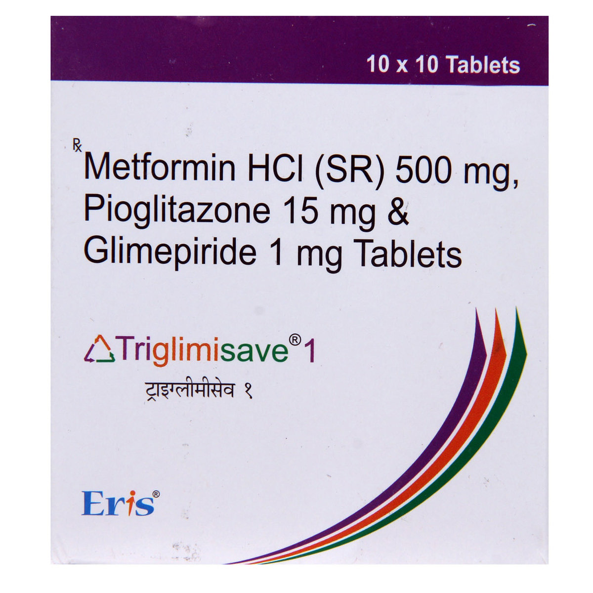 Triglimisave 1 Tablet 10's, Pack of 10 TABLETS Triglimisave 1 Tablet 10's, Pack of 10 TABLETS