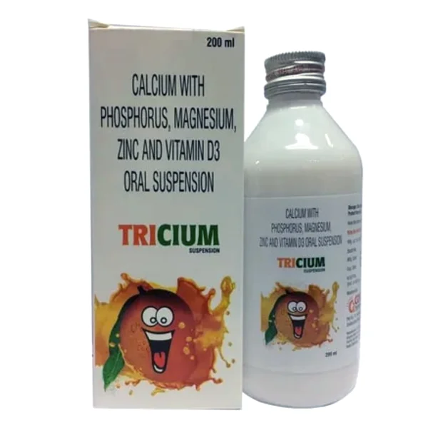 Tricium Suspension 200 ml, Pack of 1 Suspension