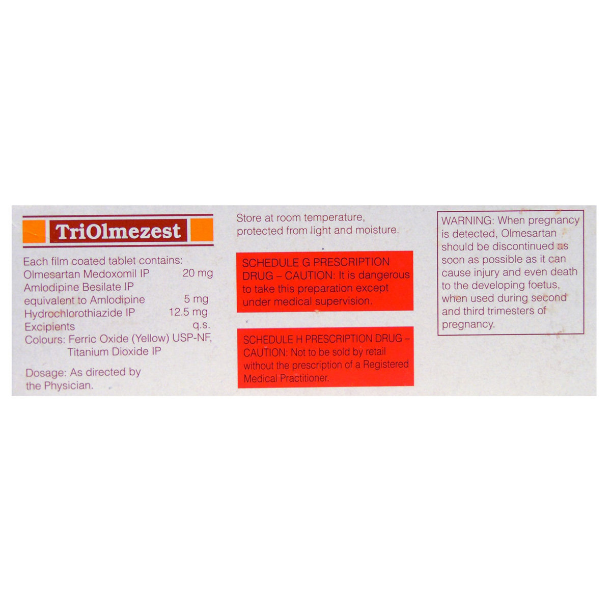 Triolmezest Tablet 10's, Pack of 10 TABLETS Triolmezest Tablet 10's, Pack of 10 TABLETS