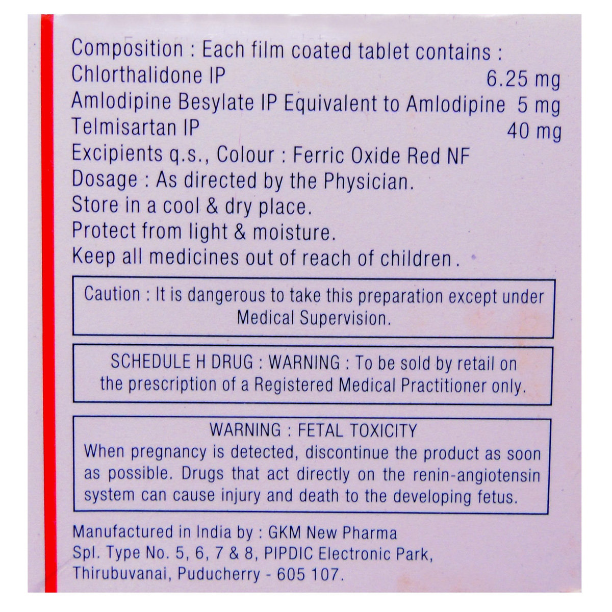 Tritelsar 40 Tablet 10's, Pack of 10 TABLETS Tritelsar 40 Tablet 10's, Pack of 10 TABLETS