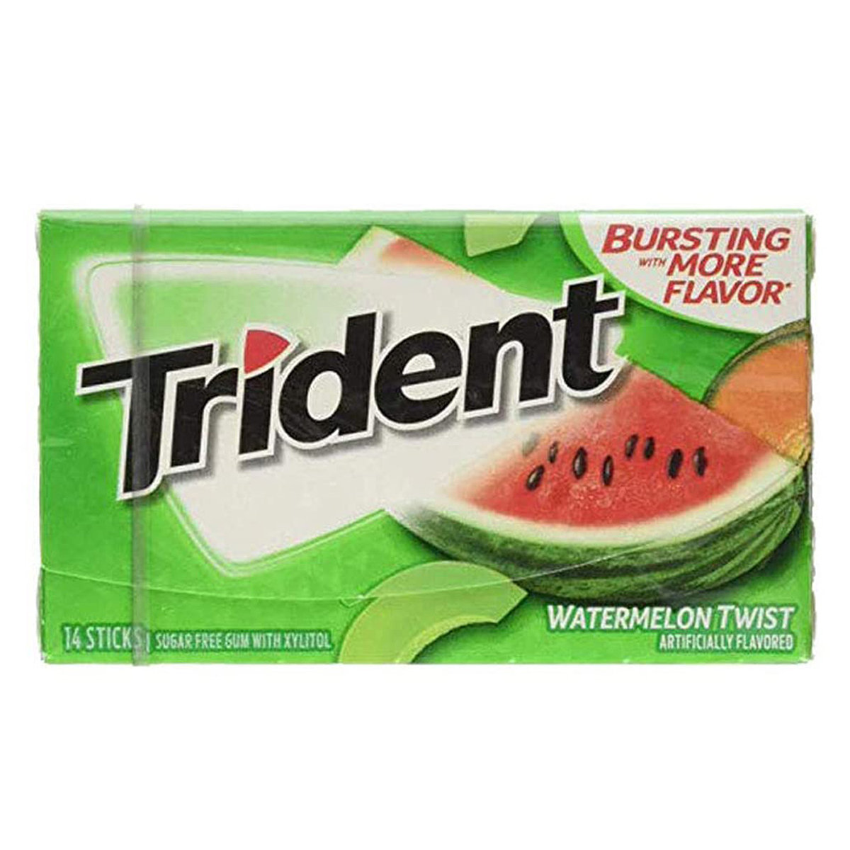 Trident Sugarfree Watermelon Twist Gum, 14 Sticks, Pack of 1 Trident Sugarfree Watermelon Twist Gum, 14 Sticks, Pack of 1
