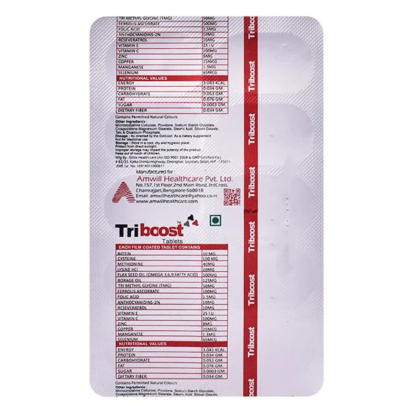 Triboost Tablet 10's, Pack of 10