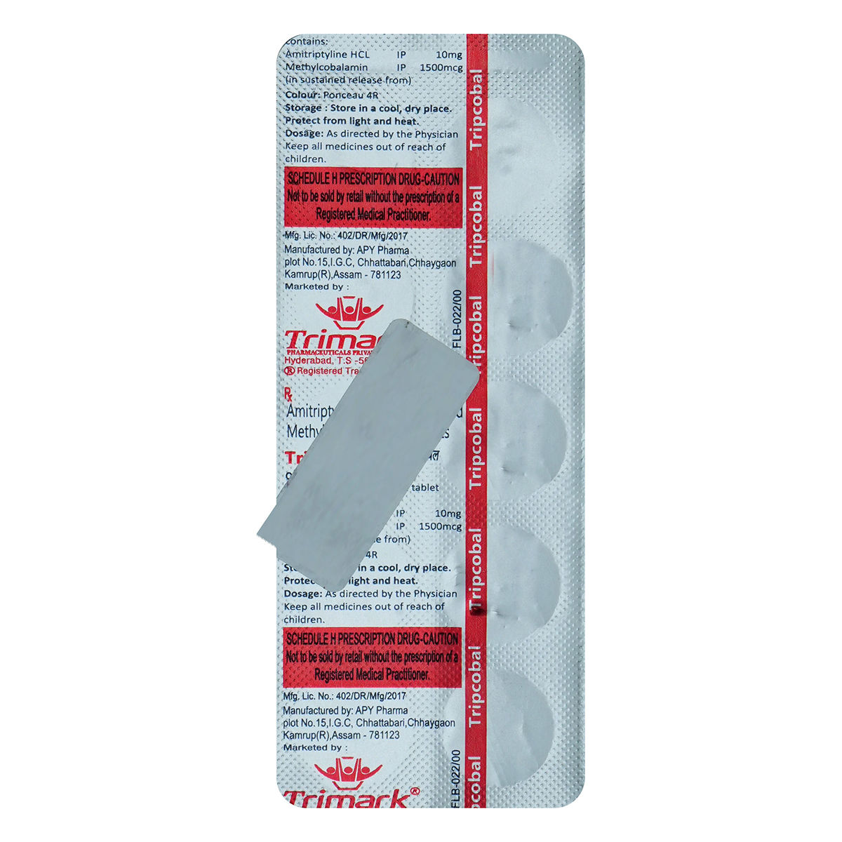 Buy Tripcobal Tablet 10's Online