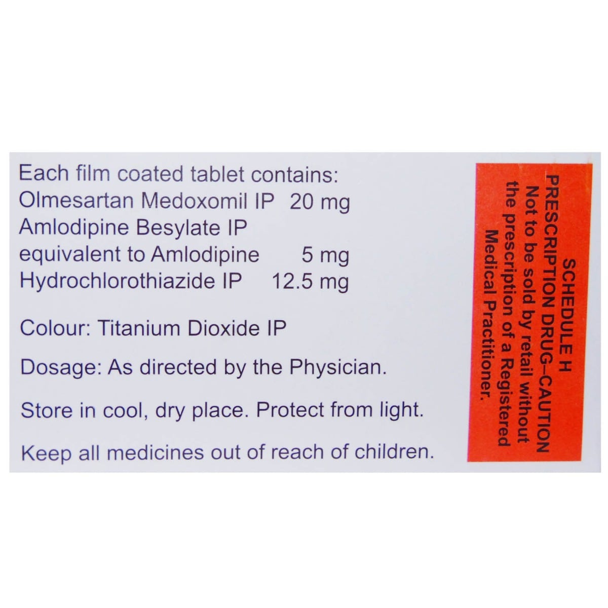 Triolmesar 20 Tablet 15's, Pack of 15 TabletS Triolmesar 20 Tablet 15's, Pack of 15 TabletS