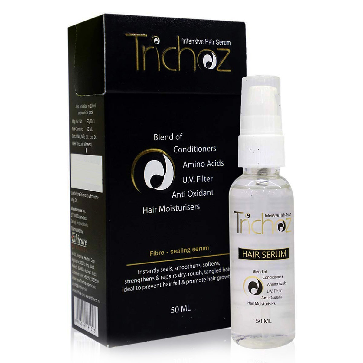 Trichoz Hair Serum 50 ml, Pack of 1 Trichoz Hair Serum 50 ml, Pack of 1