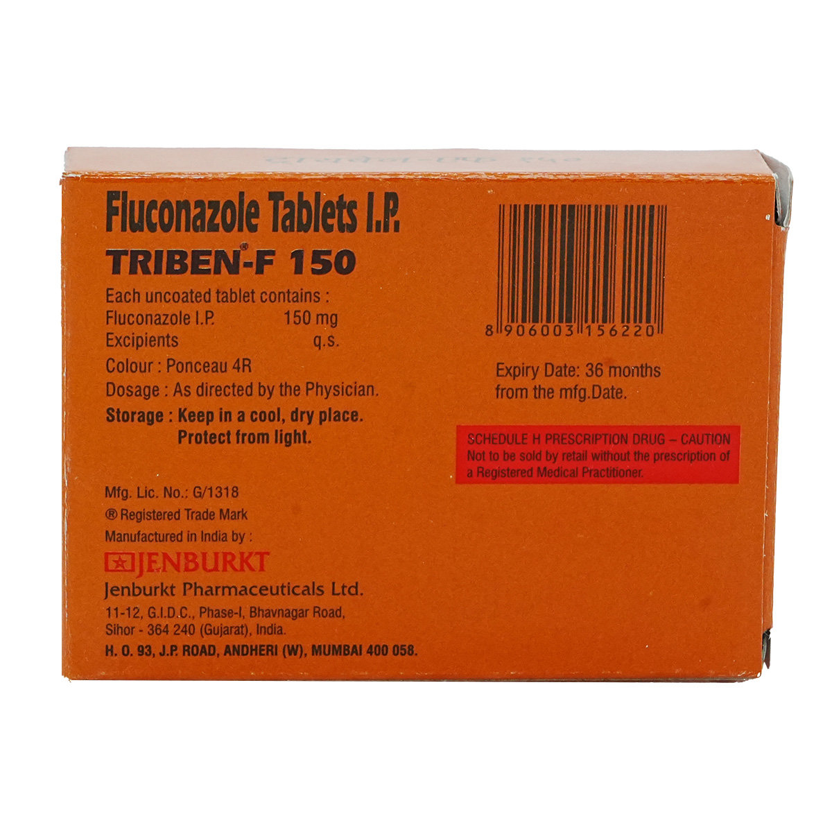 Triben-F 150 Tablet 2's, Pack of 2 TABLETS Triben-F 150 Tablet 2's, Pack of 2 TABLETS