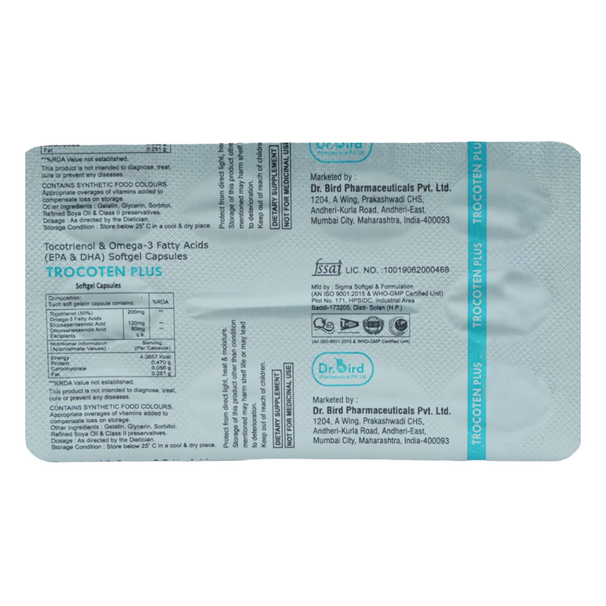 Trocoten Plus Softgel Capsule 10's, Pack of 10 Trocoten Plus Softgel Capsule 10's, Pack of 10