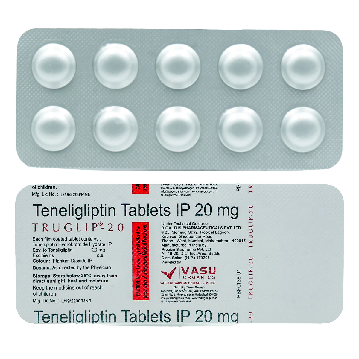 Truglip-20 Tablet 10's, Pack of 10 TABLETS Truglip-20 Tablet 10's, Pack of 10 TABLETS