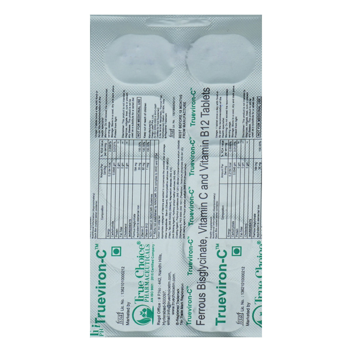 Buy Trueviron-C Tablet 10's Online