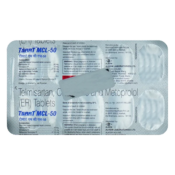Tsart MCL-50 Tablet 10's, Pack of 10 TABLETS