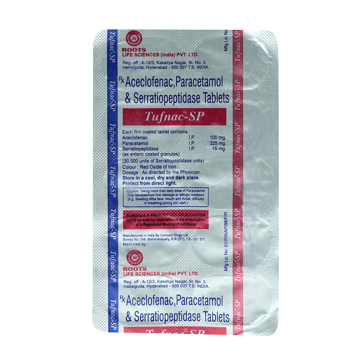 Tufnac SP Tablet 10's, Pack of 10 TabletS Tufnac SP Tablet 10's, Pack of 10 TabletS