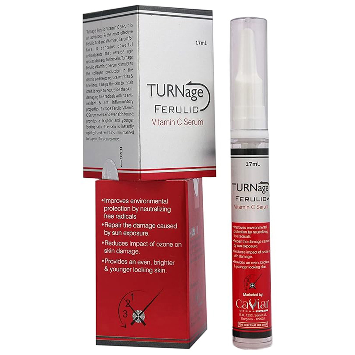 Turnage Ferulic Vitamin C Serum 17 ml, Pack of 1 Turnage Ferulic Vitamin C Serum 17 ml, Pack of 1
