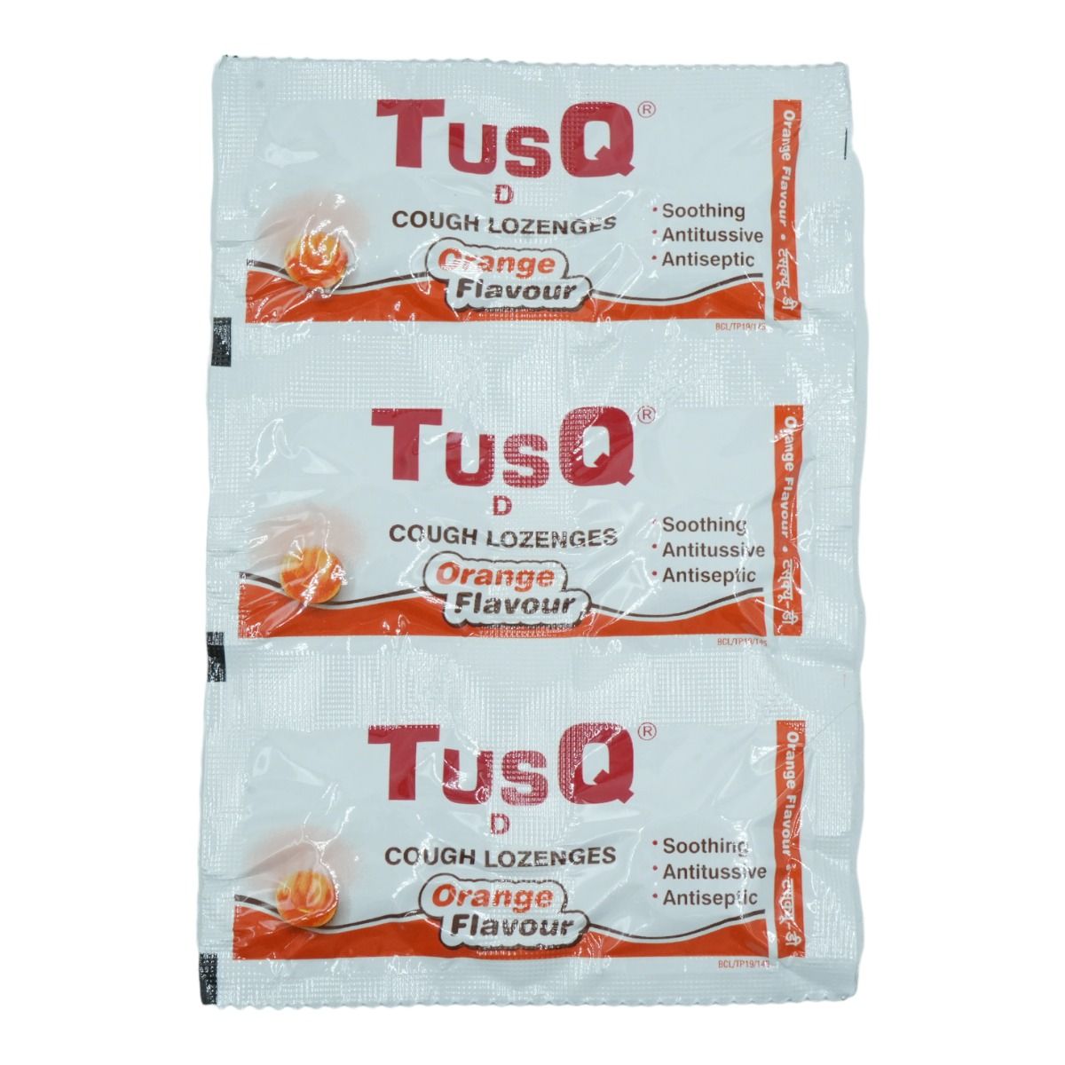 Buy Tusq-D Orange Flavour Lozenges 6's Online