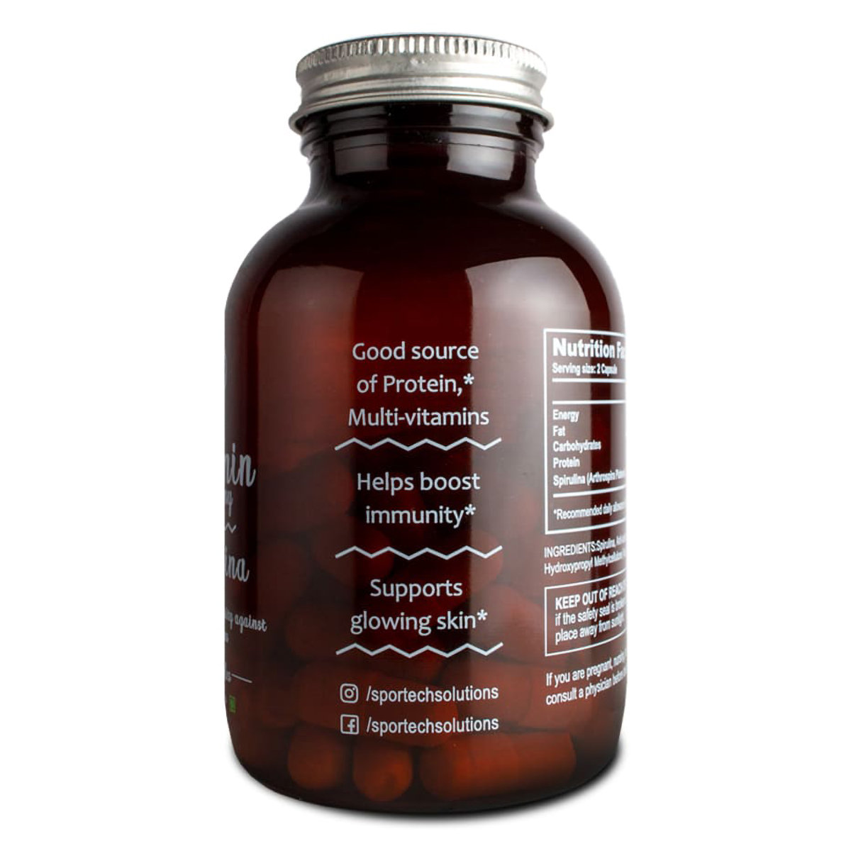 The Vitamin Company Spirulina, 60 Capsules, Pack of 1 The Vitamin Company Spirulina, 60 Capsules, Pack of 1