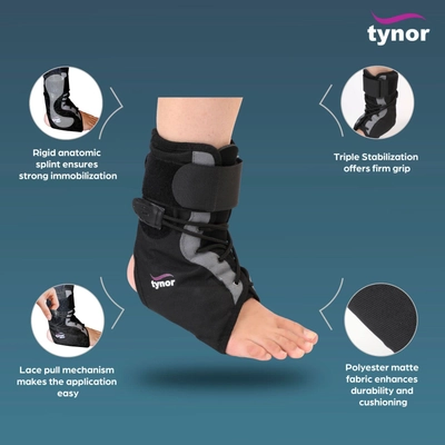 Tynor Ankle Brace Single Small, 1 Count, Pack of 1