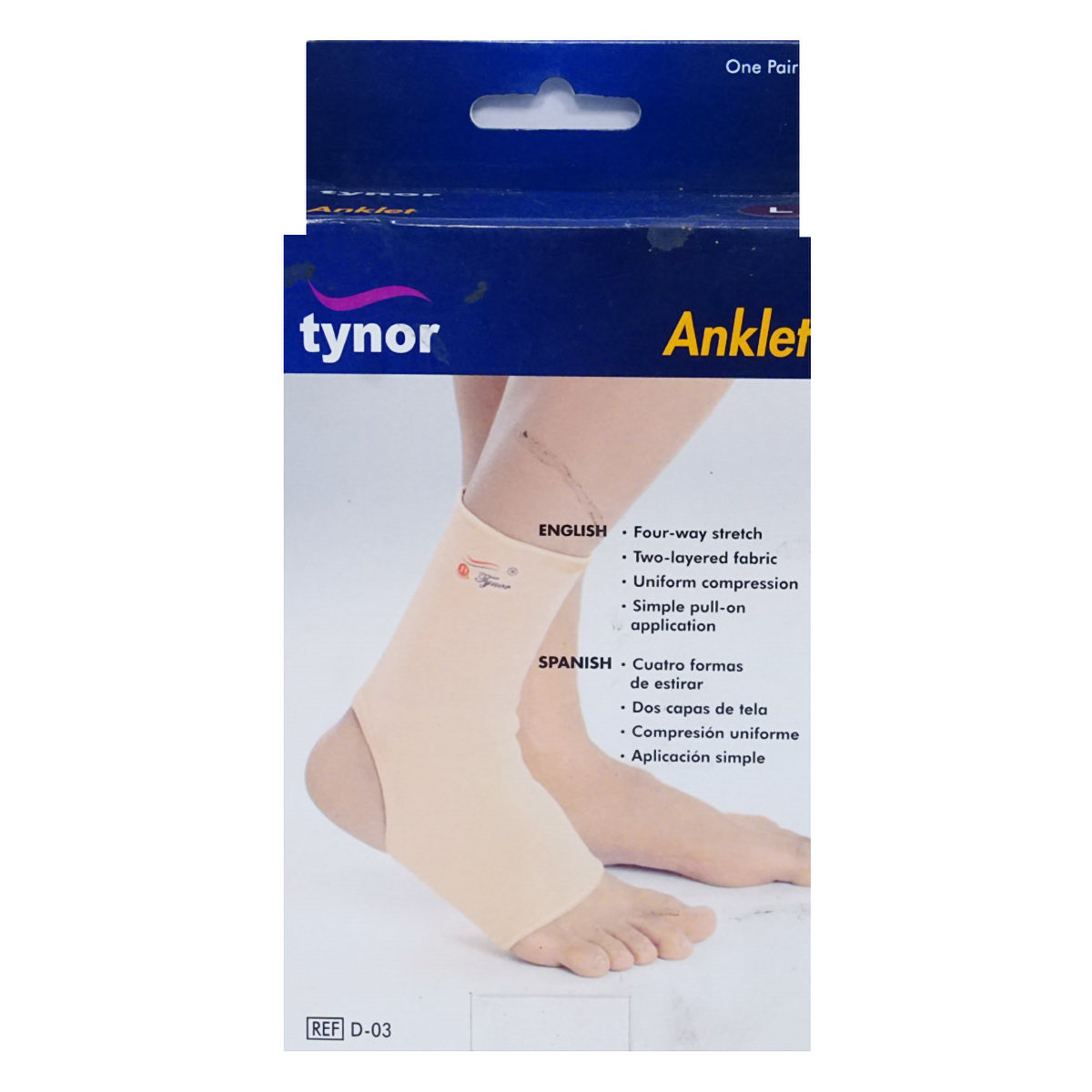 Tynor Anklet Large, 1 Pair, Pack of 1 Tynor Anklet Large, 1 Pair, Pack of 1