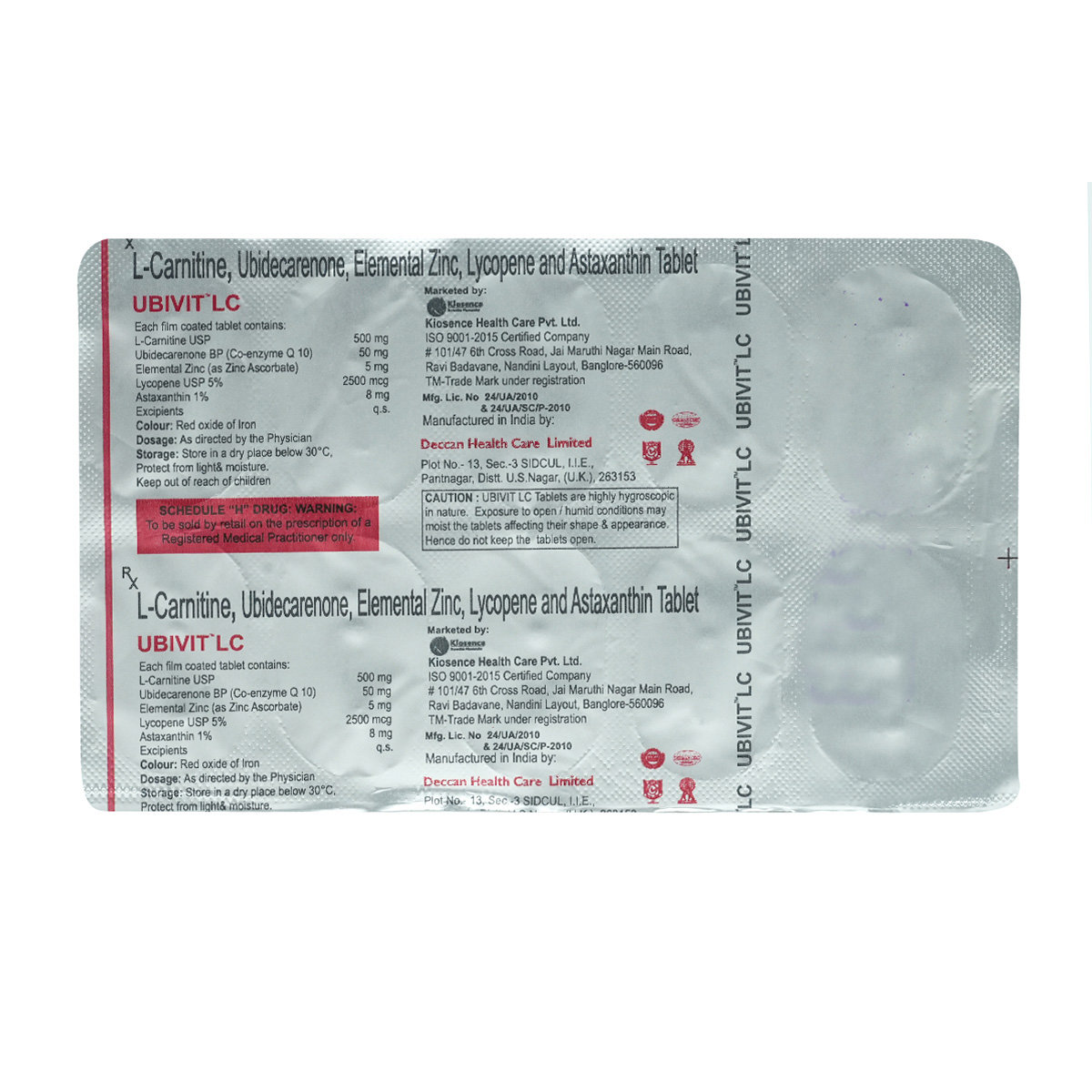 Ubivit LC Tablet 10's, Pack of 10 TABLETS Ubivit LC Tablet 10's, Pack of 10 TABLETS