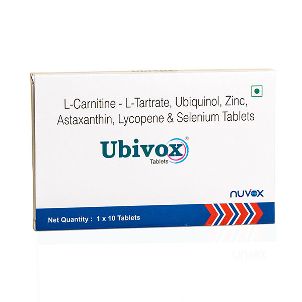 Ubivox Tablet 10's, Pack of 10 TABLETS Ubivox Tablet 10's, Pack of 10 TABLETS