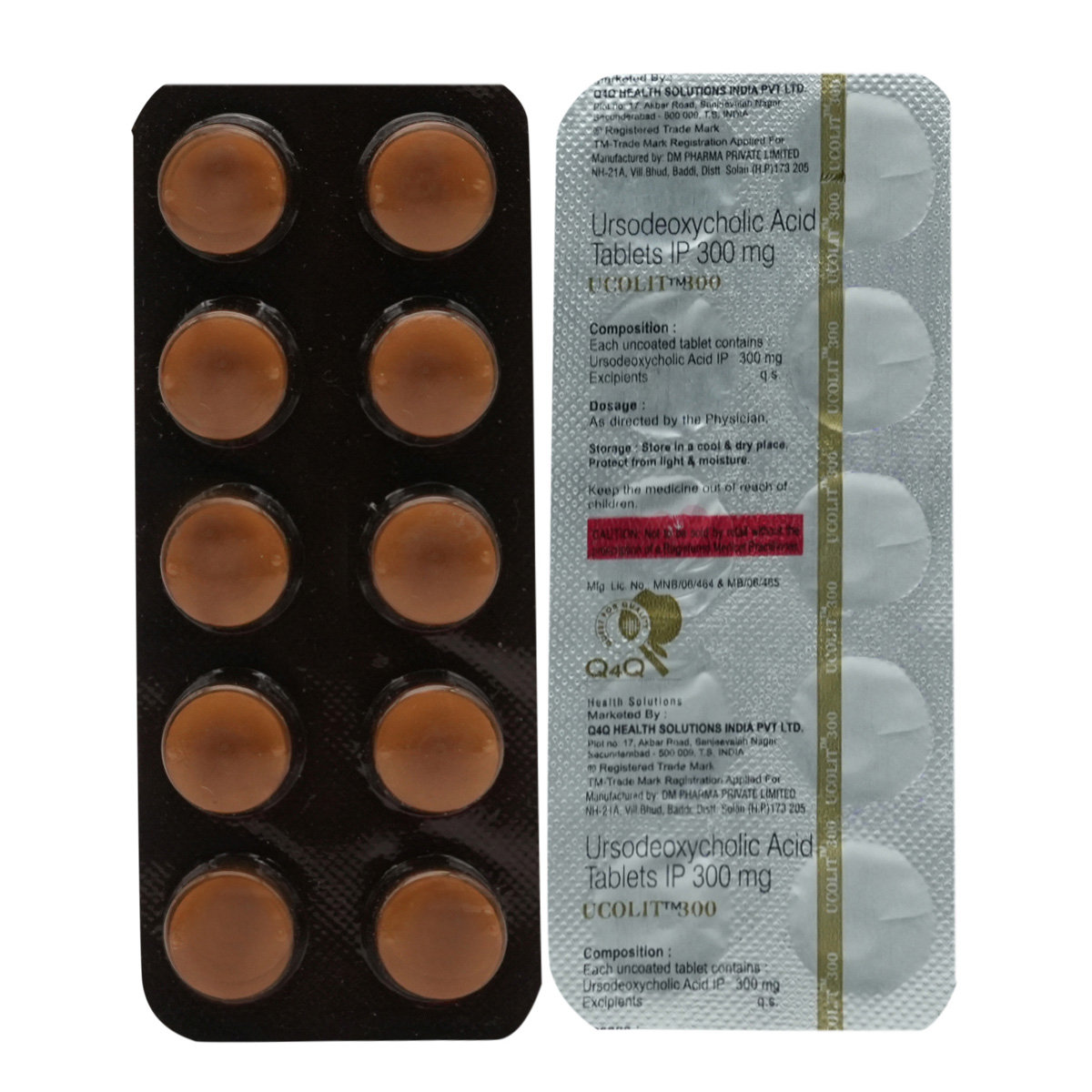 Ucolit 300 mg Tablet 10's, Pack of 10 TabletS Ucolit 300 mg Tablet 10's, Pack of 10 TabletS