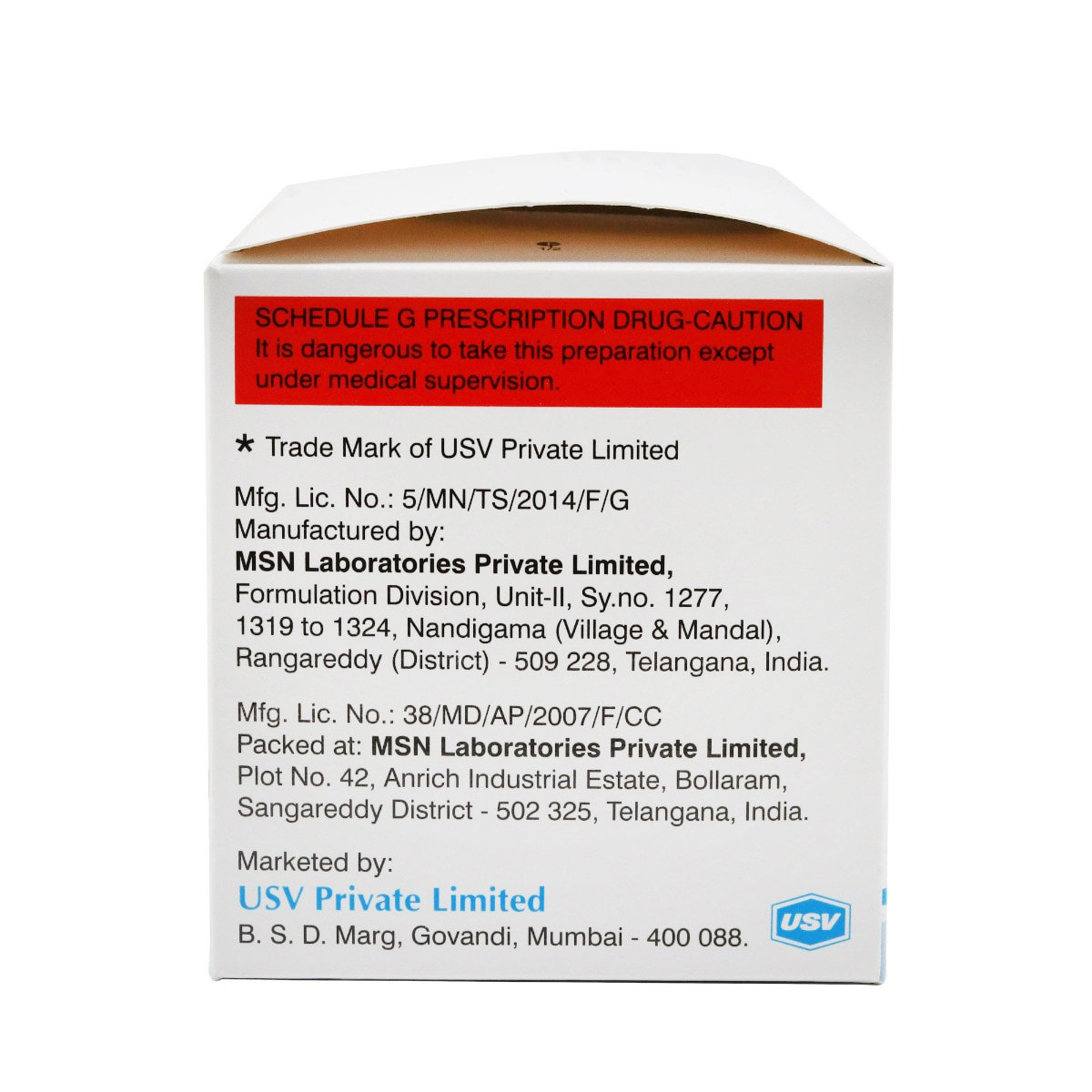 Udapa-M 500 XR Tablet 10's, Pack of 10 TABLETS Udapa-M 500 XR Tablet 10's, Pack of 10 TABLETS