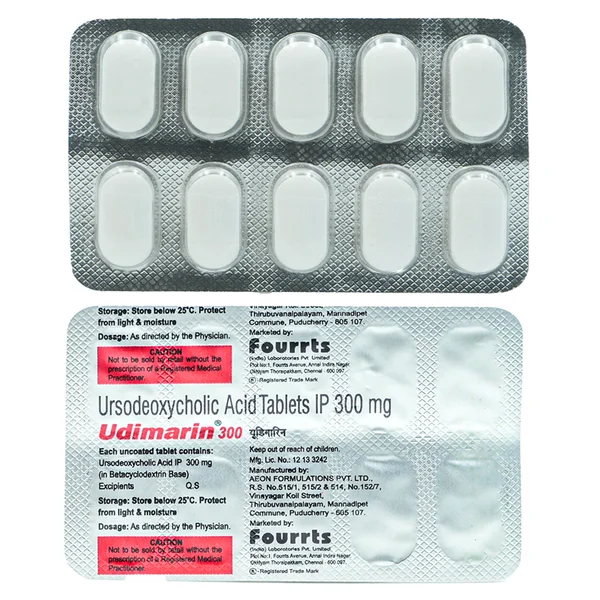 Udimarin 300 mg Tablet 10's, Pack of 10 TabletS