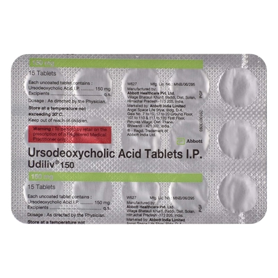 Udiliv 150 Tablet 15's, Pack of 15 TABLETS