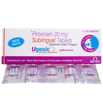 Ugesic 20 Tablet 10's, Pack of 10 TABLETS