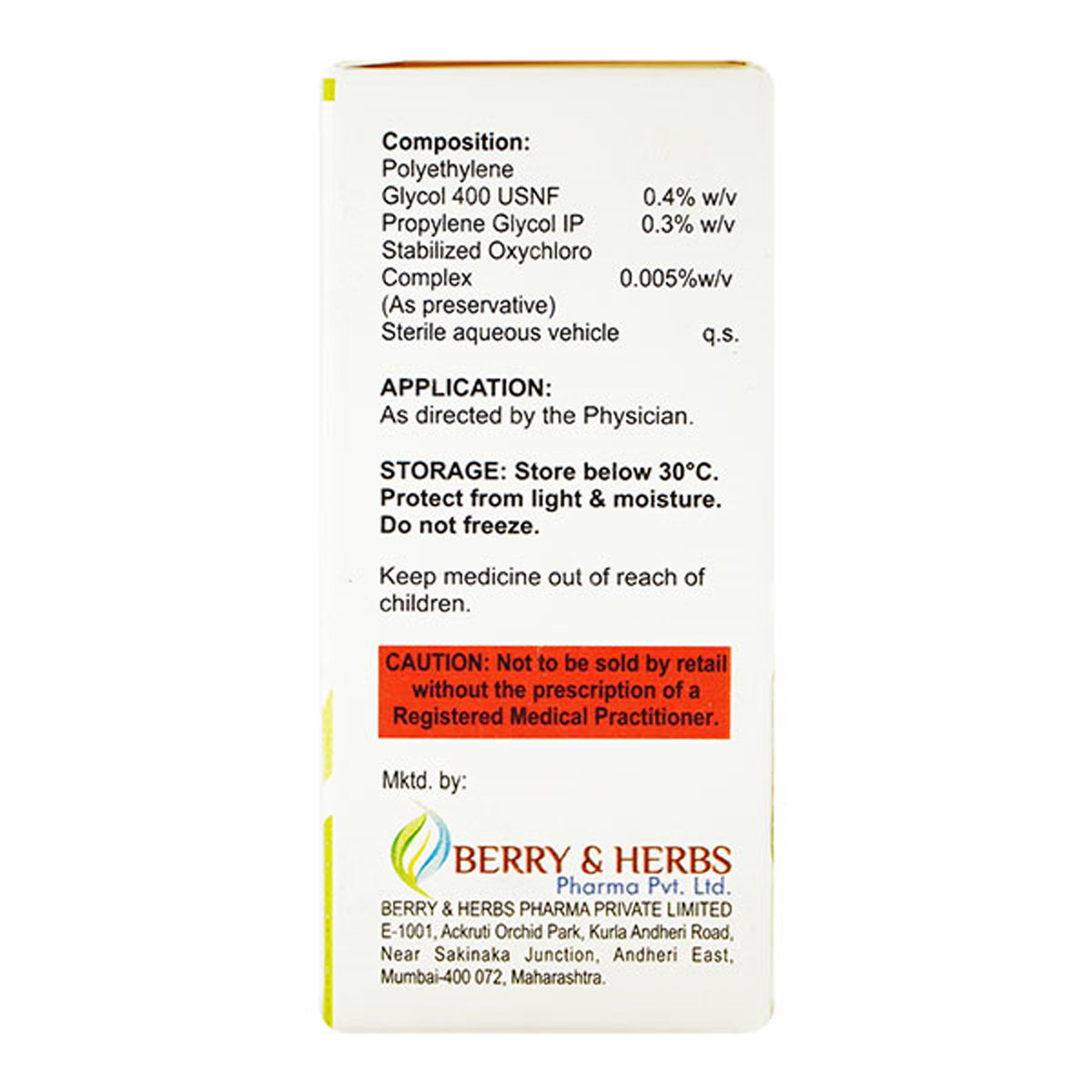 Ultra Soothe Eye Drops 10 ml, Pack of 1 EYE DROPS Ultra Soothe Eye Drops 10 ml, Pack of 1 EYE DROPS