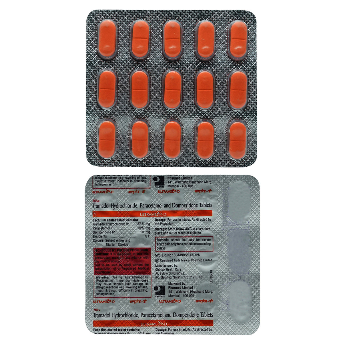 Ultramed-D Tablet 15's, Pack of 15 TabletS Ultramed-D Tablet 15's, Pack of 15 TabletS
