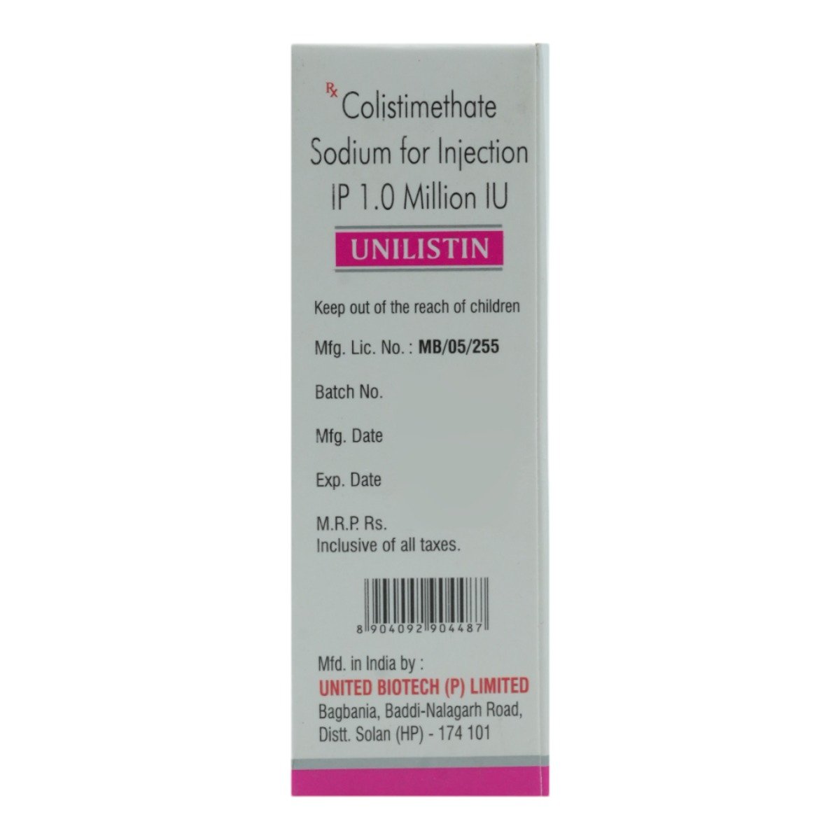Unilistin 1Miu Inj, Pack of 1 Injection Unilistin 1Miu Inj, Pack of 1 Injection