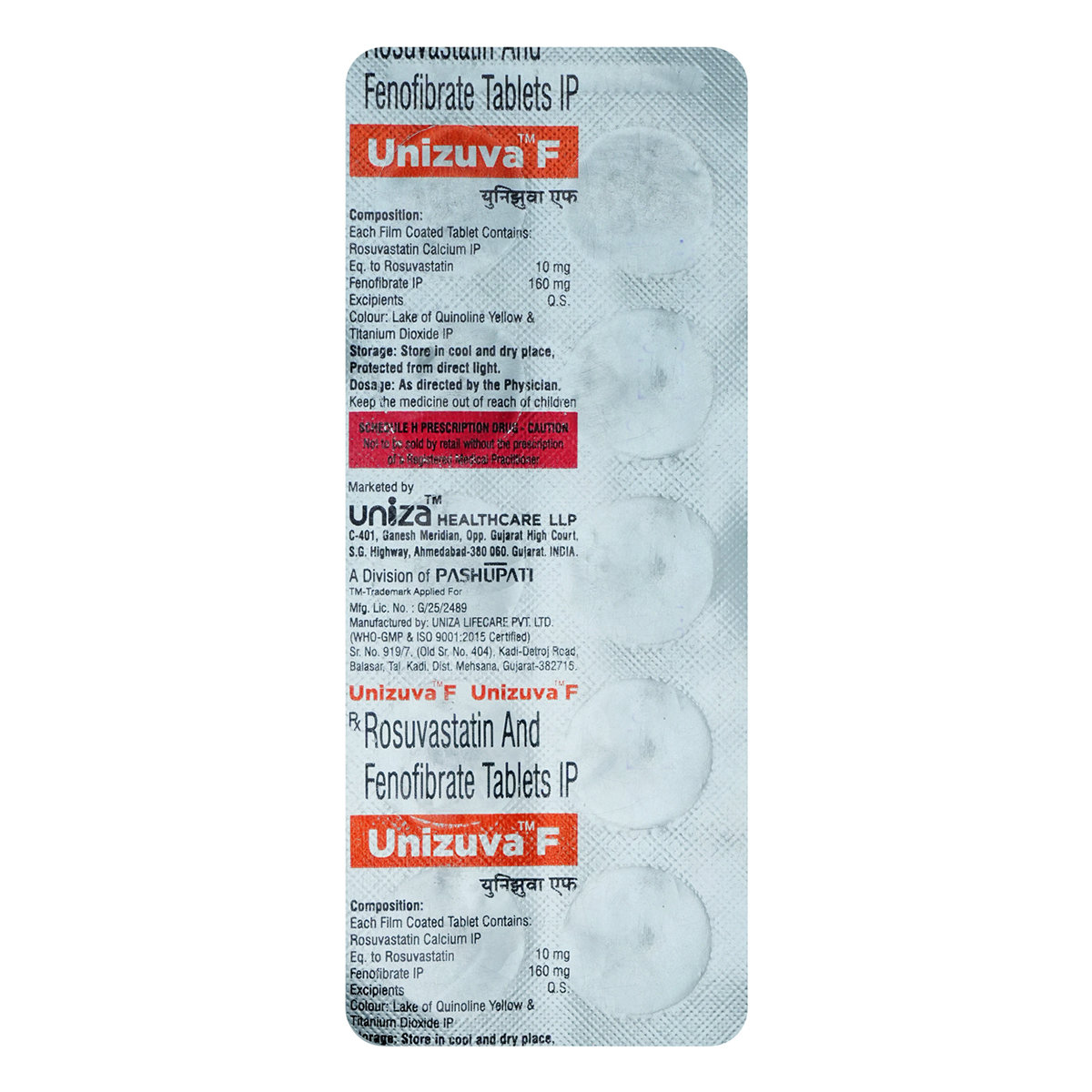 Unizuva F Tablet 10's, Pack of 10 Unizuva F Tablet 10's, Pack of 10