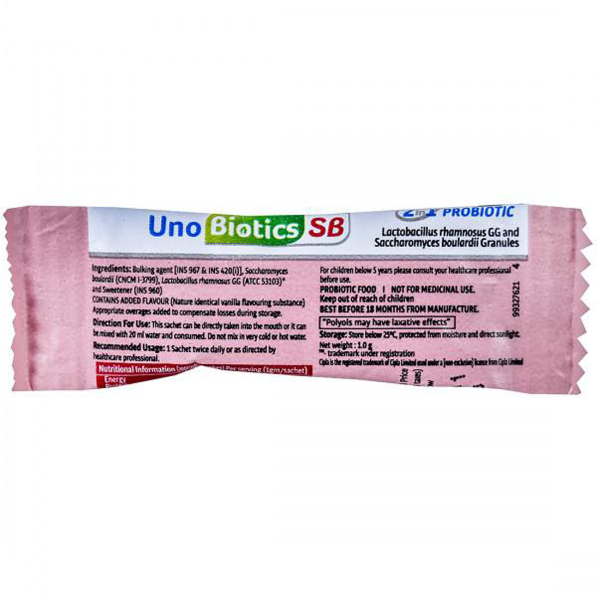 Unobiotics SB Kids 1 gm Sachet 10's, Pack of 10 POWDERS Unobiotics SB Kids 1 gm Sachet 10's, Pack of 10 POWDERS